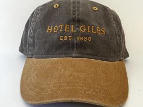 Hotel Giles Cap, two-tone w/logo